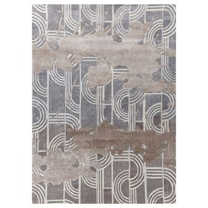 Shahkar Luxury Wool Rugs New Arrival Hand Tufted <b>Large</b> Abstract Design High-Low Cut/Loop Modern for Dining Office Door Cut Pile - Product Image 1