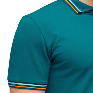 เสื้อถักแขนสั้นสำหรับผู้ชาย, เสื้อยืดคอโปโลลำลองธุรกิจมีหลายสีให้เลือก - Product Image 2