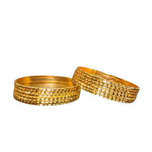 Bracelets de style fantaisie avec bracelets faits à la main de forme ronde plaqués or 22CT à vendre par les exportateurs - Product Image 1