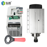 Centre d'usinage CNC HongYang, ensemble de broches refroidies par air 3,5 kW, variateur de fréquence DETON, mandrin ER20, kit