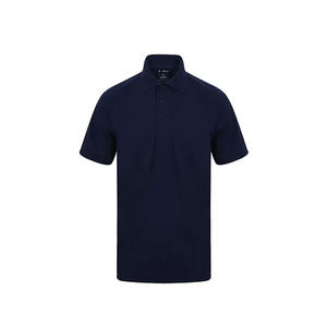 Logotipo personalizado de alta calidad bordado 100% algodón para hombre para camiseta gráfica de Polo patrón sólido de ajuste estándar para promociones de Golf - Product Image 4