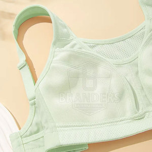 Sujetador deportivo cómodo para todo el día con tela elástica y soporte seguro para mujeres que se entrenan y hacen ejercicio - Product Image 5