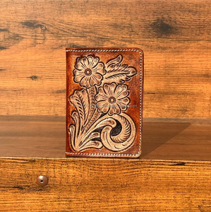 มาใหม่ทําด้วยมือแกะสลักสีเครื่องมือหนังผู้หญิงกระเป๋าสตางค์ที่ไม่ซ้ํากันกระเป๋าบัตรเครดิตผู้ถือหนังสือเดินทางอุปกรณ์เสริมกระเป๋าสตางค์ - Product Image 2