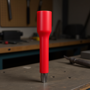 Llave de vaso larga Hazet de 3/8'' con perfil cuadrado XZN y aislamiento protector de 1000V - Product Image 3