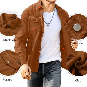 Chemise en jean décontractée en coton 100% respirant, écologique, à la texture durable et au look élégant, avec une coupe confortable pour un usage quotidien - Product Image 2