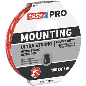 Cinta Adhesiva Blanca Ultra Fuerte 66792 para Oficina, 5m X 19mm, para Montaje TESA - Product Image 3