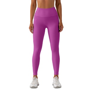 High Quality Low in Good Stock Available Gym Fitness Woman Waisted Yoga Pants Latest Mesh Shorts Sleeve <b>Leggings</b> <b>With</b> Wear - Product Image 5