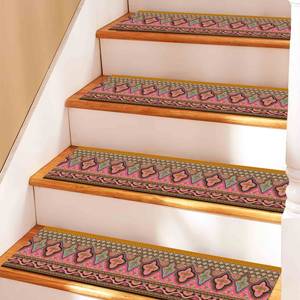 Alfombra con Estampado de Flores: Diseño Kilim Moderno para Escaleras Fáciles de Limpiar, Goblen - Product Image 2