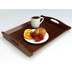 Top Trending Product Wood Serving <b>Tray</b> Platter Metal Handle for Tea Snacks Serving <b>Tray</b> Metal Handle Rectangle Home <b>Office</b> Decor - Product Image 3
