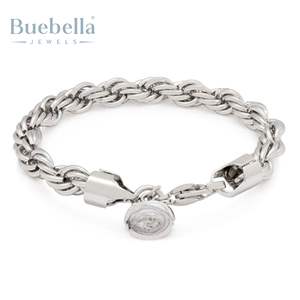 Hot Sale 8mm Twisted <b>Rope</b> <b>Bracelet</b> for Men 18K Gold and 925 Silver Plated for Gifts and Parties - Product Image 4