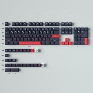 GMK Bushido Keycaps PBT 130 Phím <span class=keywords><strong>Cherry</strong></span> Hồ Sơ DYE-Sub Cơ Khí Bàn Phím Keycap Cho MX Chuyển Với 6.25U Thanh Không Gian - Product Image 2