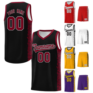 Conjunto de pantalones cortos de Jersey de equipo personalizado OEM, uniformes de baloncesto de alta calidad, ropa deportiva informal personalizada, diseño de nombre estampado personalizado - Product Image 1