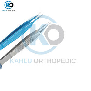 <b>Surgical</b> Bipolar Forceps Jewelers Straight Bayonet Bipolar Forceps, Insulated 0.4mm With Cable Forceps by KAHLU ORTHOPEDIC - Product Image 6