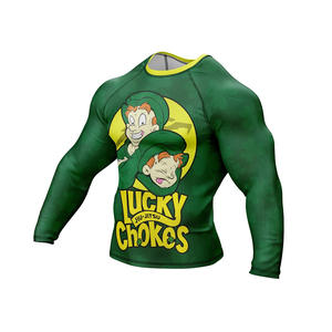 Premium Quality Men Fitness Wear <b>Rash</b> <b>Guard</b> Pakistan Made Best Price Custom Size Breathable Quick Dry Eco Friendly - Product Image 3