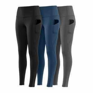 Leggings de compression pour femmes, taille haute, élastique, coupe ajustée, écologiques, légers, respirants, longueur intégrale, uni, taille plus - Product Image 5