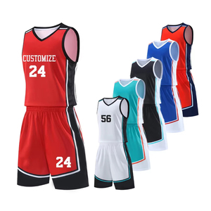 Vêtements de sport en polyester BSCI pour hommes, ODM et OEM, uniformes d'équipe, maillot de basket-ball au meilleur design, logo personnalisé, maillot de basket-ball avec short - Product Image 1