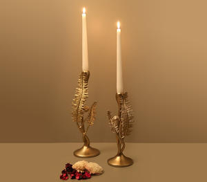 Elegante portavelas de cristal de Metal dorado para el hogar, Hotel, sala de estar, linternas decorativas de mesa, tarros de madera, iluminación navideña - Product Image 6