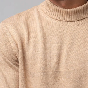 Custom <b>Winter</b> Casual Long Sleeve High Neck Plain Top Comfortable Everyday Wear <b>Men</b> Turtle Neck <b>Shirt</b> - Product Image 5