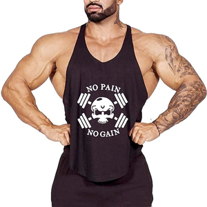 Camisetas de Gimnasio sin Mangas para Hombre, Secado Rápido, Poliéster y Elastano, Ajuste Muscular, Camisetas de Entrenamiento y Culturismo para Hombre - Product Image 1