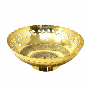 Bol décoratif de haute qualité, meilleur design, bol à fruits en aluminium de qualité supérieure, utilisé pour la maison et les fêtes. - Product Image 5