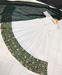 Bas de robe de travail avec séquence de broderie en georgette de créateur et vêtements de fête dupatta prix de gros vêtement ethnique Alphanumero Shalwar Kameez - Product Image 4