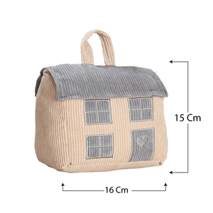 Tappo per la casa per bambini in tessuto da 1.2kg/fermaporta in velluto a coste rosa/grigio/marrone-per l'arredamento della camera dei bambini - Product Image 2