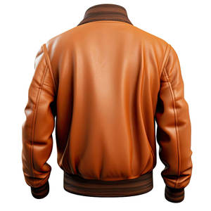 Chaquetas de cuero negro de alta calidad de invierno para hombres Diseño personalizado Múltiples bolsillos Stand Collar al aire libre - Product Image 2