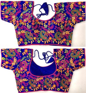 Blusa De Diseñador Con Trabajo De Hilo Y Trabajo De Espejo De Aluminio - Product Image 4
