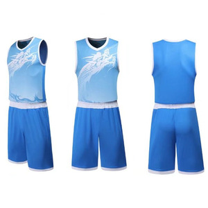 Ensemble de maillot et short de basket-ball léger pour hommes, uniforme d'entraînement et de match, maillot sans manches pour hommes, short de sport - Product Image 3