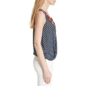 Camiseta sin mangas de gimnasio con logotipo personalizado para mujer, diseño impreso de tela para correr y hacer ejercicio, ropa deportiva para mujer - Product Image 5