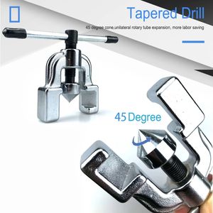 Expansor de tubo de cobre Kit de herramientas de abocardado de 45 grados Acero al carbono Duradero Ligero Garantía de 3 años para escariar tubos de cobre - Product Image 2