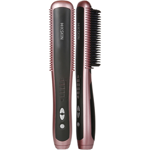 PTC Fast Heating Hair Straightener <b>Brush</b> 6 Temperature Settings Anti-Scald Hair Styling Tool for Frizz Free <b>Smooth</b> Hair - Product Image 1