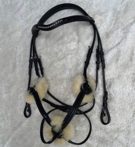 Haute qualité-bride en cuir avec bande de nez mexicaine-bride à mors - Product Image 2