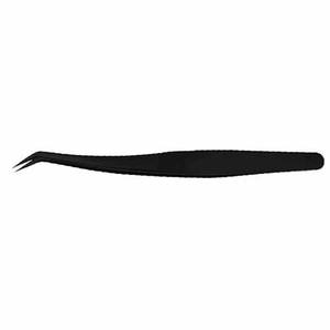 Premium Eyelash Tweezers Stainless Steel Curved Pointed Tip Beauty Makeup <b>Lash</b> Tweezers - Product Image 4