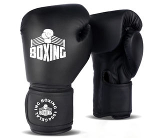 High Quality PU Leather Fitness Boxing Gloves Custom Logo Wholesale Synthetic Leather Gym Training Quality Boxing Gloves - Product Image 1