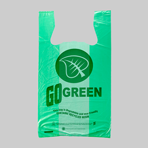Sacs en plastique biodégradables pour t-shirts 100%, transport de sacs en plastique pour t-shirts HDPE/IDPE personnalisés et respectueux de l'environnement - Product Image 3