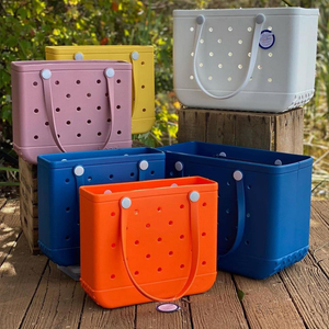 Bolsa de Playa de EVA con Logotipo Personalizado, Impermeable, Resistente a Golpes, Perforada, con Asa de Goma, se Mantiene Vertical para Viajes, Piscina y Vacaciones - Product Image 1