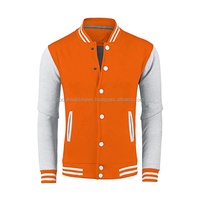 Blouson Bomber Varsity Personnalisé pour Homme Hiver - Imperméable, Respirant, Coupe Oversize avec Logo Personnalisé