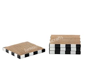 Juego de posavasos creativo de resina de madera maciza para té Kungfu, alfombrilla para taza de té de resina y posavasos de epoxi de cristal, artesanías de resina - Product Image 6