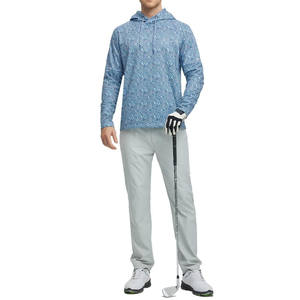 Sweat à capuche de golf en gros 2026 pour hommes, basique, en coton mélangé, imprimé, lourd, de haute qualité, vêtements de sport de luxe, sweats à capuche de golf pour hommes - Product Image 4