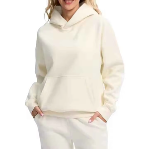 Women Winter Long Oversized <b>Hoodie</b> Trendy Street Style Relaxed Fit Soft <b>Velour</b> Fabric Warm Casual Daily Wear Sweatshirt - Product Image 1