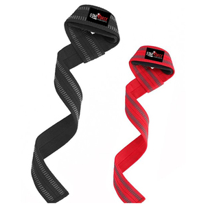 Sangles d'haltérophilie rembourrées en silicone et néoprène antidérapantes Sangles d'haltérophilie pour hommes et femmes - Product Image 4