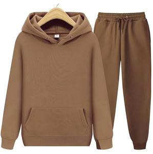 Conjunto Deportivo Informal de Dos Piezas para Hombre, Otoño/Invierno 2026, Sudadera con Capucha de Punto y Forro Polar Transpirable, Pantalones con Bolsillos, Corte Regular, para Deportes al Aire Libre - Product Image 6