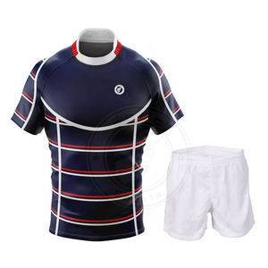 Uniforme de rugby Ropa deportiva Equipo Venta al por mayor Uniforme de rugby Conjunto Uniforme de rugby de alta calidad Secado rápido Logotipo personalizado para hombres de alta calidad - Product Image 1