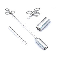 Instruments vétérinaires durables personnalisés de haute qualité en acier inoxydable pistolet à billes en métal réutilisable grand Animal marque privée