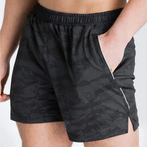 Custom Logo <b>Men's</b> Sports Activewear Gym <b>Shorts</b> Sustainable Split Hem <b>5</b> <b>Inch</b> <b>Inseam</b> Workout Athletic Waistband Sustainable Design - Product Image 2