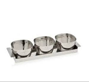 Cuenco para servir con diseño y color personalizado, mesa de Metal hecha a mano, elegante, clásico, precio bajo, cuenco para servir indio de la mejor calidad - Product Image 6