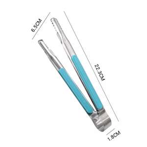 Roti Toast Tong de diseño de acero inoxidable, accesorios de utensilios de cocina chapados en color plateado, perfectos para el hogar, la cocina del Hotel, uso diario - Product Image 2