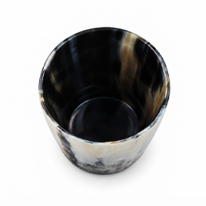 Handmade Eco-Friendly Buffalo Horn Glass <b>Cup</b> Natural Shape High Quality REHMAN CRAFT - Product Image 2