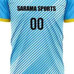 Fabricant de maillots de football de haute qualité, ensemble de maillots de football, 100% polyester, impression de logo personnalisée sur les maillots de football - Product Image 5